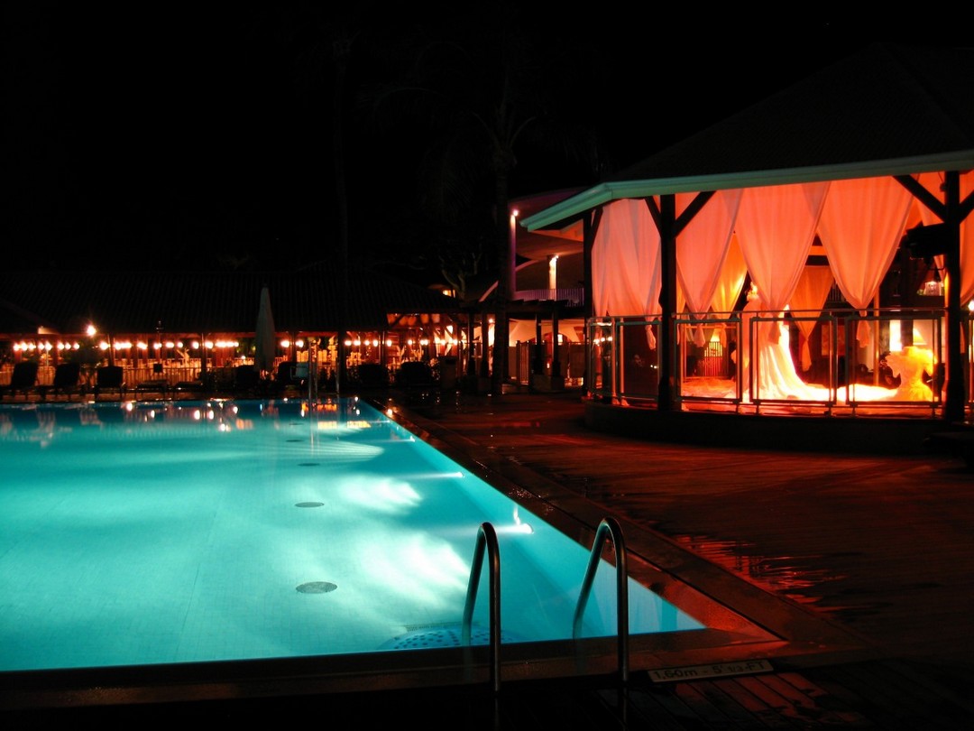 éclairage piscine
